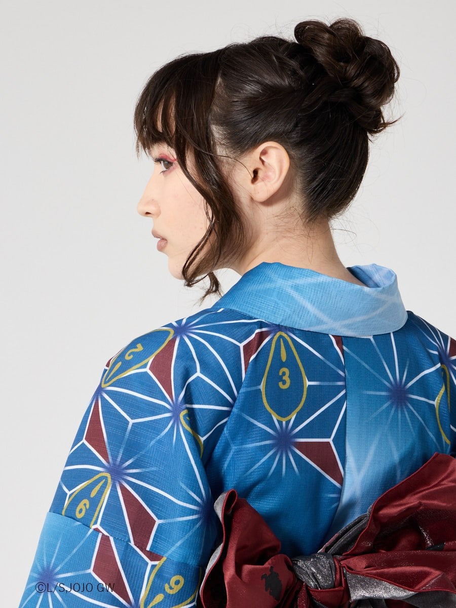 JoJo's Bizarre Adventure Golden Wind x Furifu Ladies Yukata and Obi Set - Guido Mista [Release Jun 19 2026]