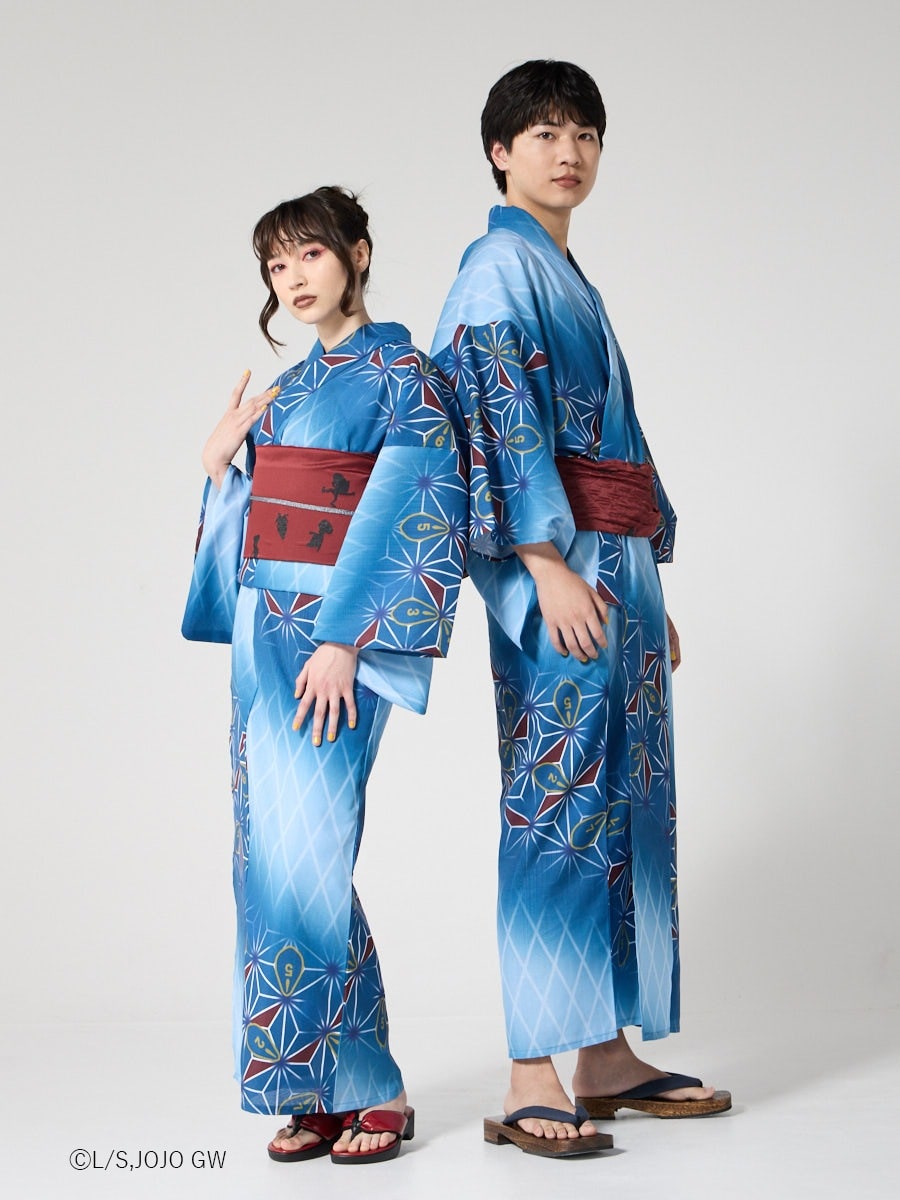 JoJo's Bizarre Adventure Golden Wind x Furifu Ladies Yukata and Obi Set - Guido Mista [Release Jun 19 2026]