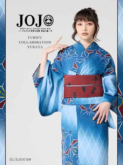 JoJo's Bizarre Adventure Golden Wind x Furifu Ladies Yukata and Obi Set - Guido Mista [Release Jun 19 2026]