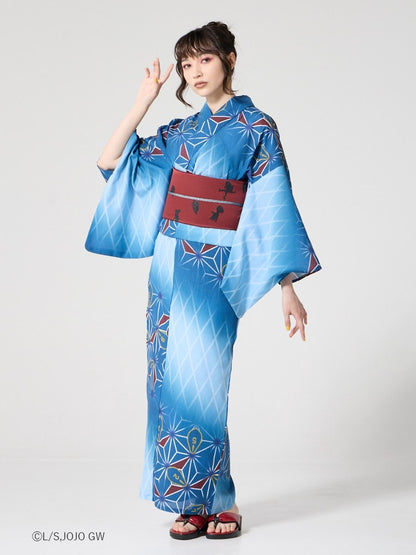 JoJo's Bizarre Adventure Golden Wind x Furifu Ladies Yukata and Obi Set - Guido Mista [Release Jun 19 2026]