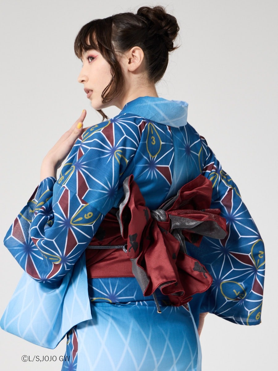 JoJo's Bizarre Adventure Golden Wind x Furifu Ladies Yukata and Obi Set - Guido Mista [Release Jun 19 2026]