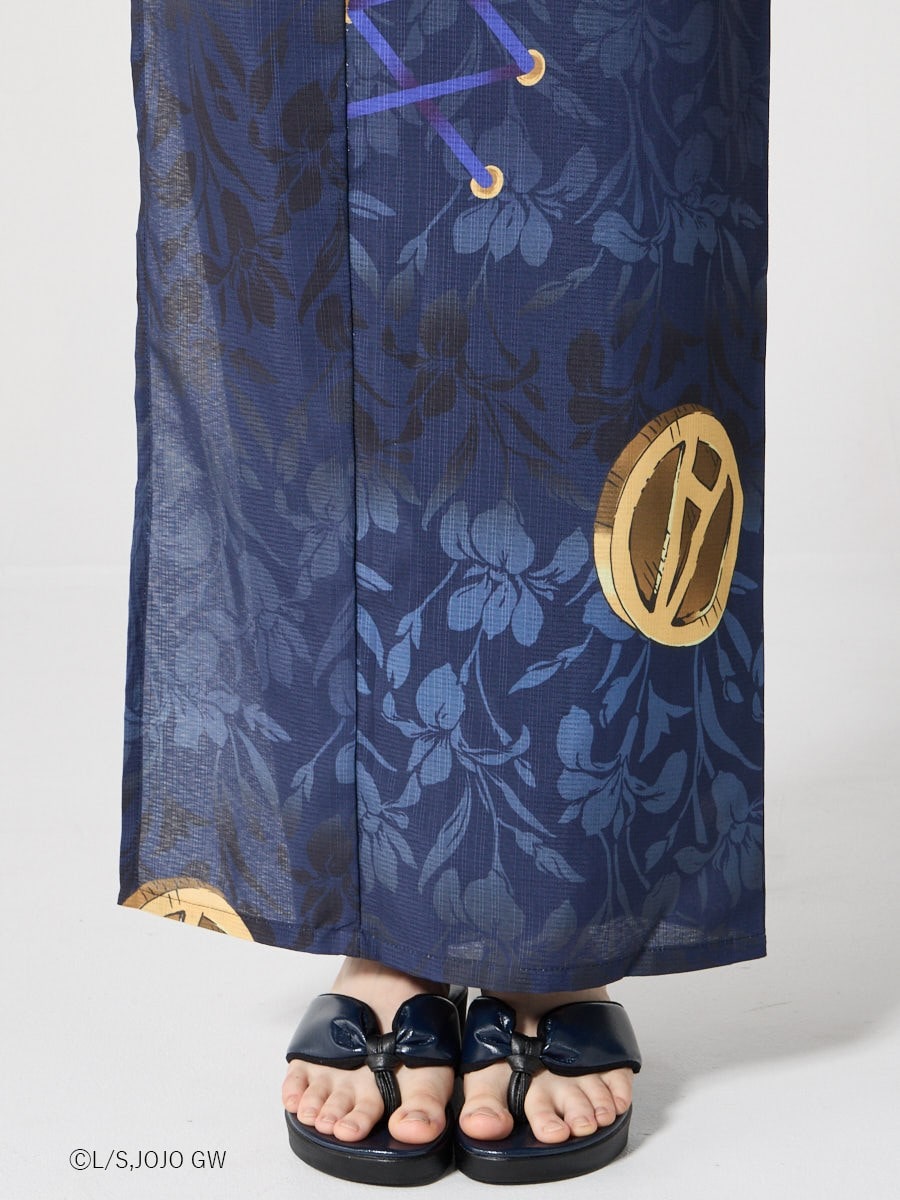 JoJo's Bizarre Adventure Golden Wind x Furifu Ladies Yukata and Obi Set - Leone Abbacchio [Release Jun 19 2026]