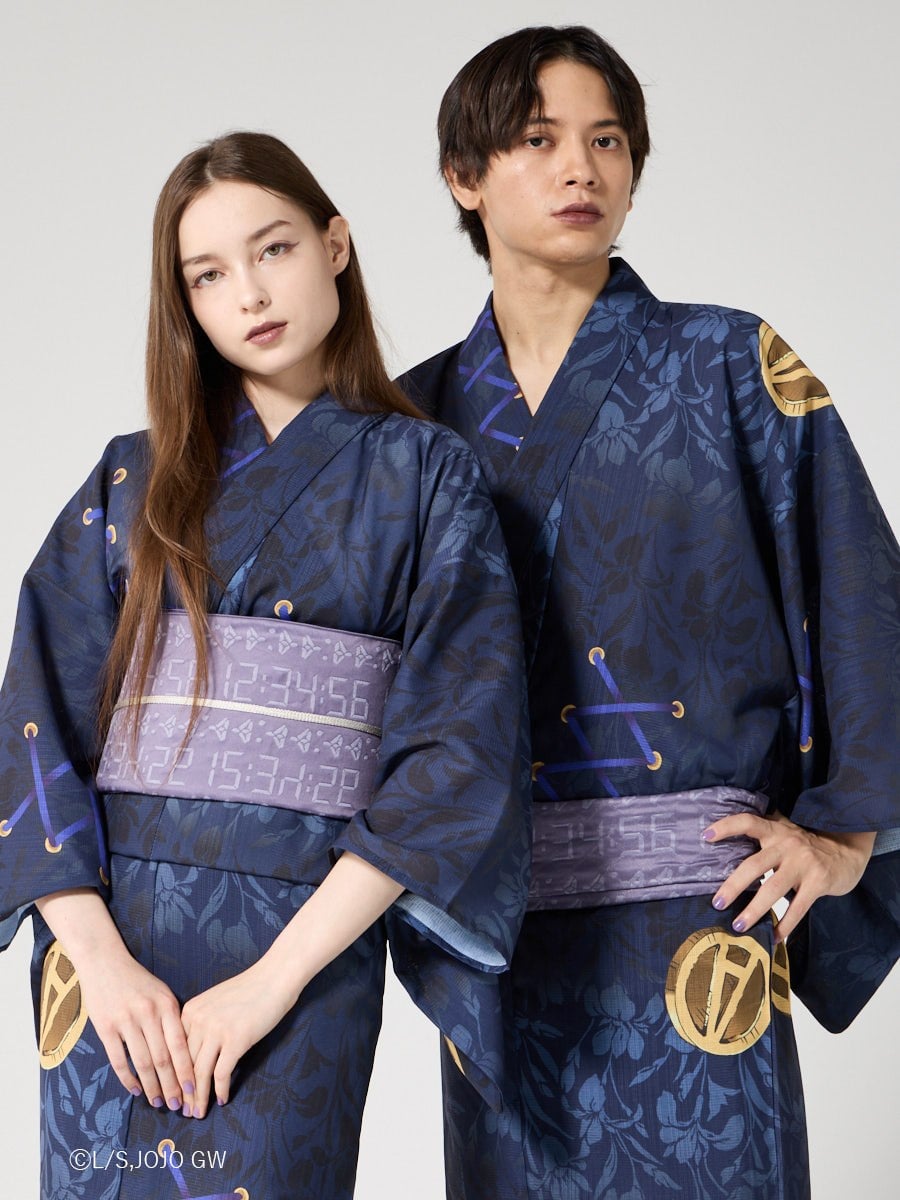 JoJo's Bizarre Adventure Golden Wind x Furifu Ladies Yukata and Obi Set - Leone Abbacchio [Release Jun 19 2026]