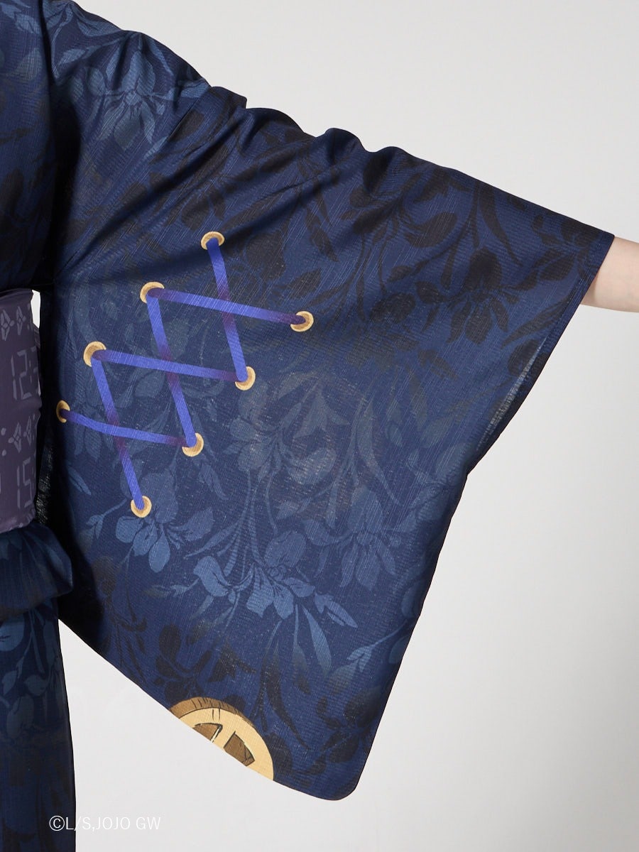 JoJo's Bizarre Adventure Golden Wind x Furifu Ladies Yukata and Obi Set - Leone Abbacchio [Release Jun 19 2026]