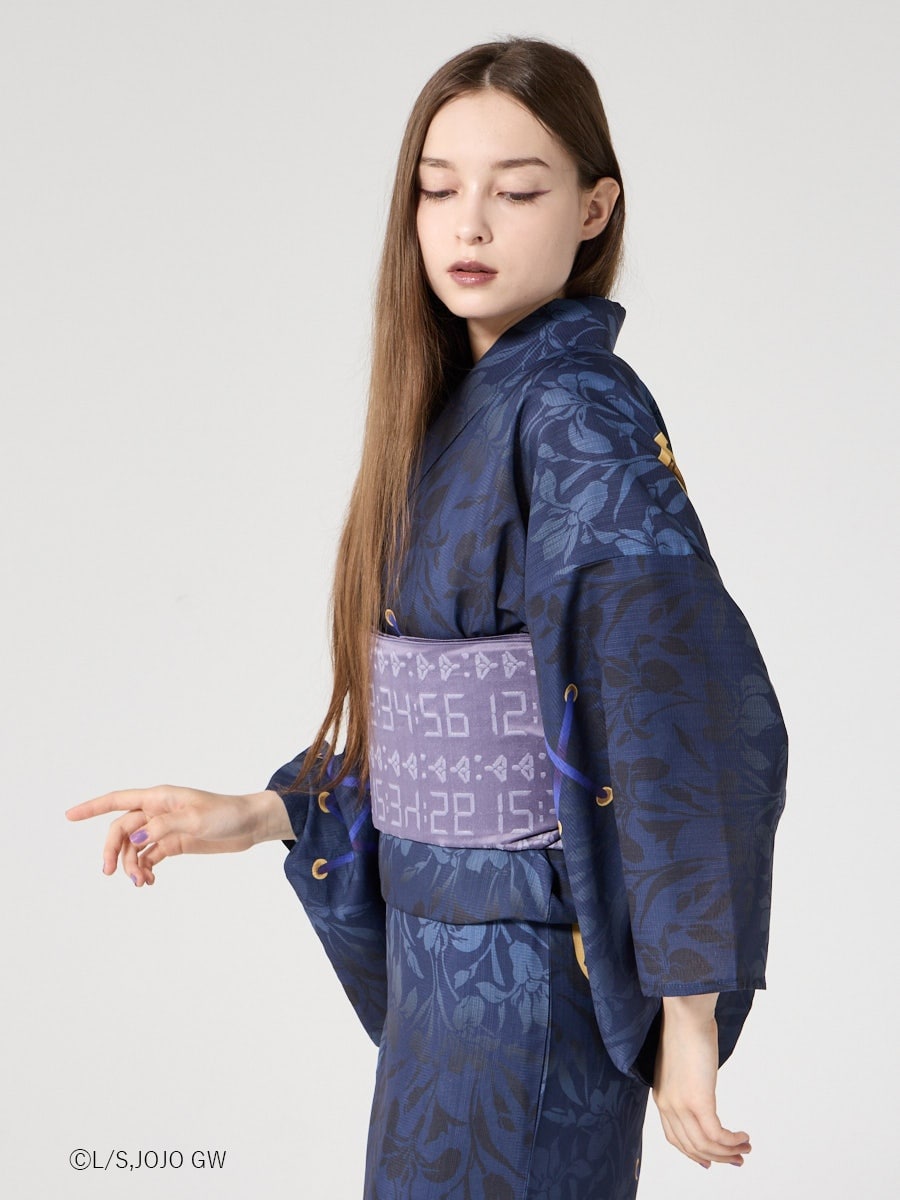 JoJo's Bizarre Adventure Golden Wind x Furifu Ladies Yukata and Obi Set - Leone Abbacchio [Release Jun 19 2026]