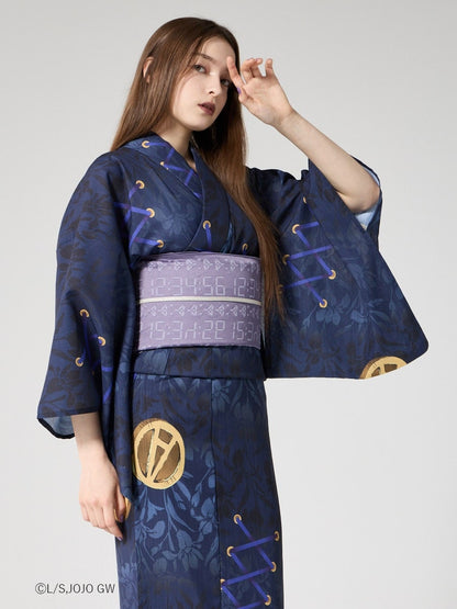 JoJo's Bizarre Adventure Golden Wind x Furifu Ladies Yukata and Obi Set - Leone Abbacchio [Release Jun 19 2026]