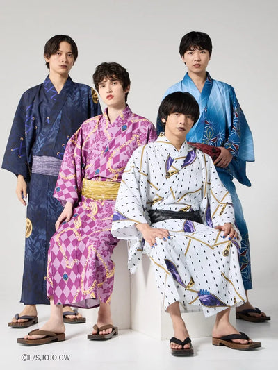JoJo's Bizarre Adventure Golden Wind x Furifu Men's Yukata and Obi Set - Bruno Bucciarati [Release Jun 19 2026]