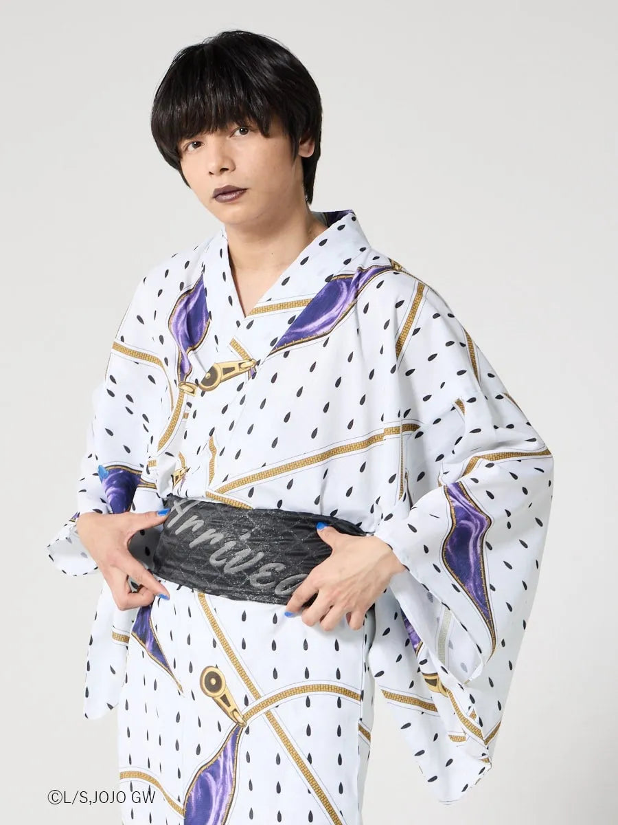 JoJo's Bizarre Adventure Golden Wind x Furifu Men's Yukata and Obi Set - Bruno Bucciarati [Release Jun 19 2026]