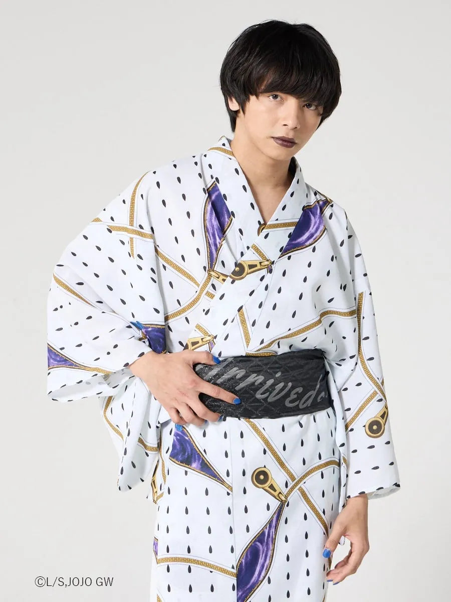 JoJo's Bizarre Adventure Golden Wind x Furifu Men's Yukata and Obi Set - Bruno Bucciarati [Release Jun 19 2026]