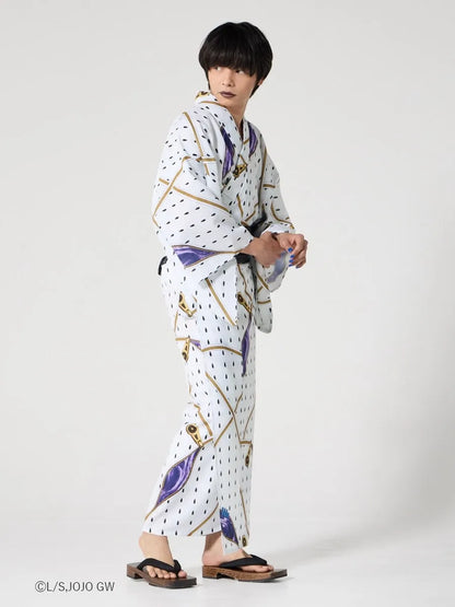 JoJo's Bizarre Adventure Golden Wind x Furifu Men's Yukata and Obi Set - Bruno Bucciarati [Release Jun 19 2026]