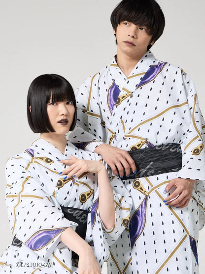 JoJo's Bizarre Adventure Golden Wind x Furifu Men's Yukata and Obi Set - Bruno Bucciarati [Release Jun 19 2026]