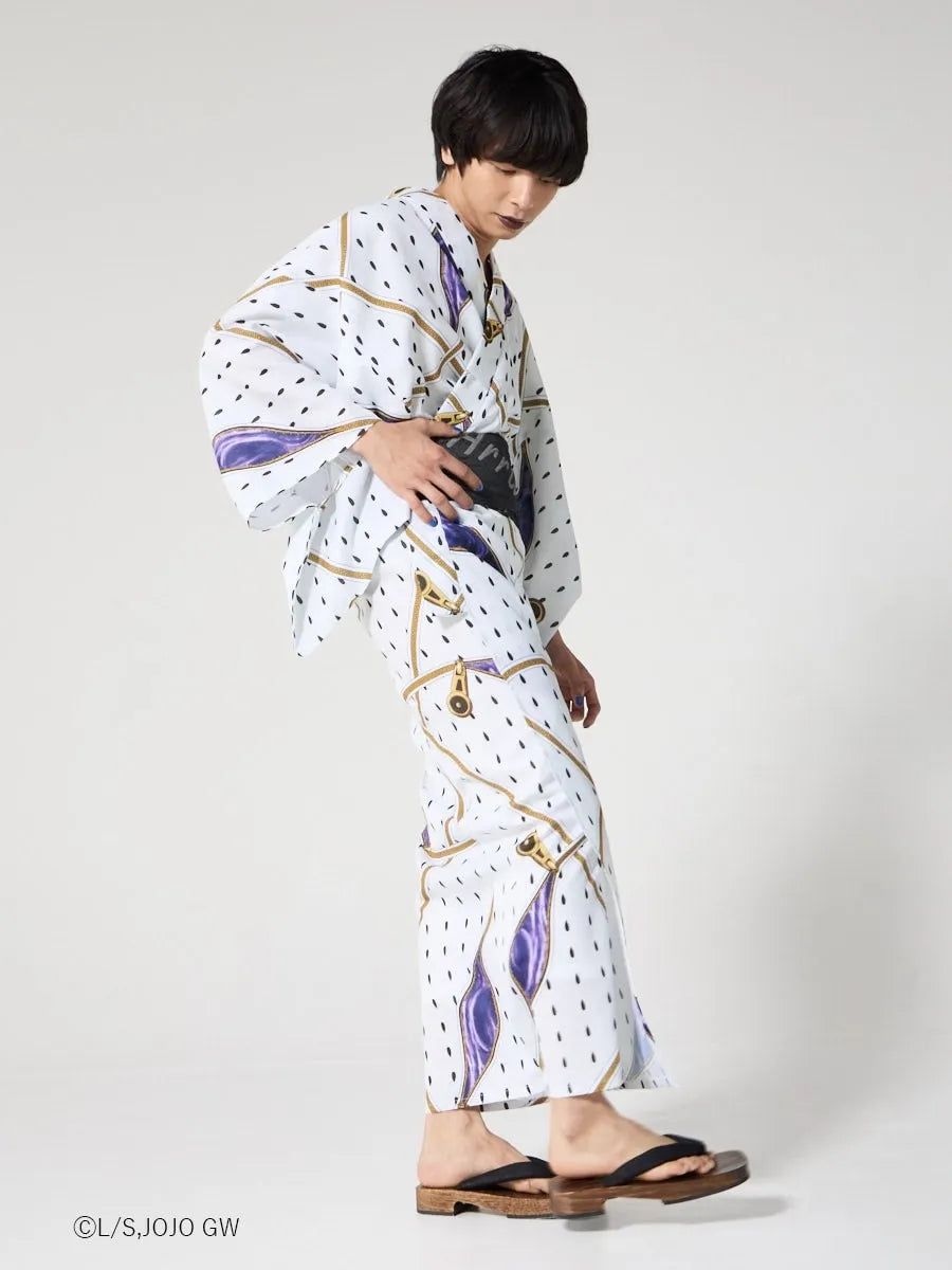 JoJo's Bizarre Adventure Golden Wind x Furifu Men's Yukata and Obi Set - Bruno Bucciarati [Release Jun 19 2026]