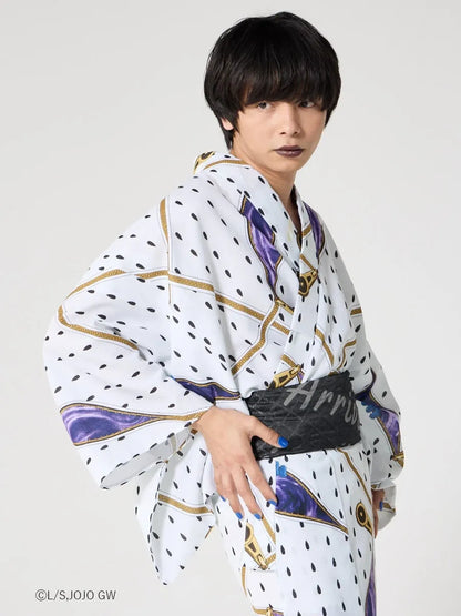 JoJo's Bizarre Adventure Golden Wind x Furifu Men's Yukata and Obi Set - Bruno Bucciarati [Release Jun 19 2026]