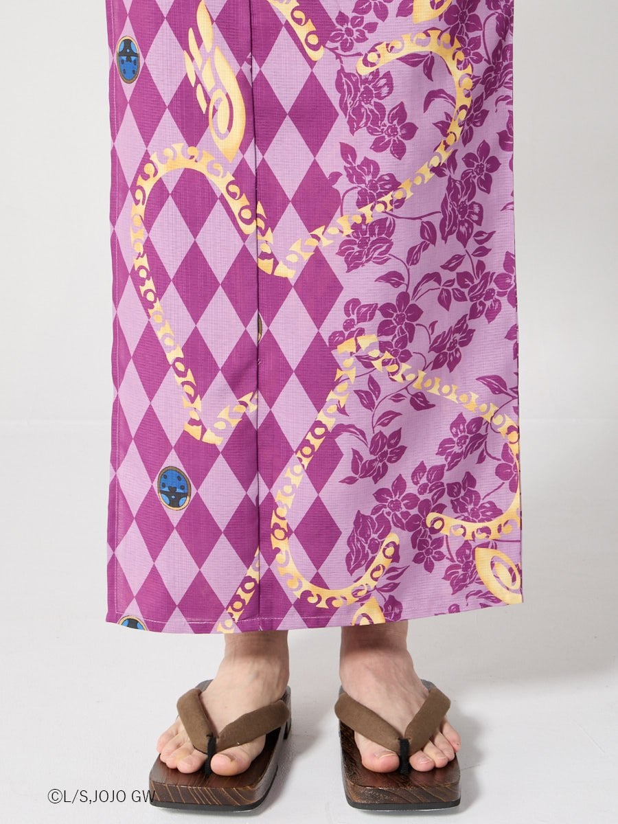 JoJo's Bizarre Adventure Golden Wind x Furifu Men's Yukata and Obi Set - Giorno Giovanna [Release Jun 19 2026]