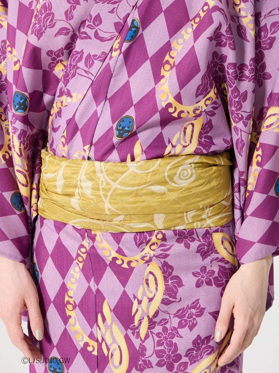 JoJo's Bizarre Adventure Golden Wind x Furifu Men's Yukata and Obi Set - Giorno Giovanna [Release Jun 19 2026]
