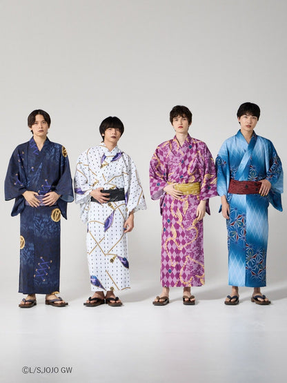 JoJo's Bizarre Adventure Golden Wind x Furifu Men's Yukata and Obi Set - Giorno Giovanna [Release Jun 19 2026]