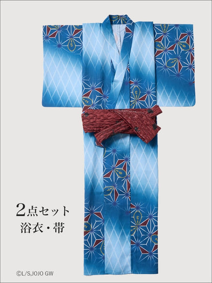 JoJo's Bizarre Adventure Golden Wind x Furifu Men's Yukata and Obi Set - Guido Mista [Release Jun 19 2026]