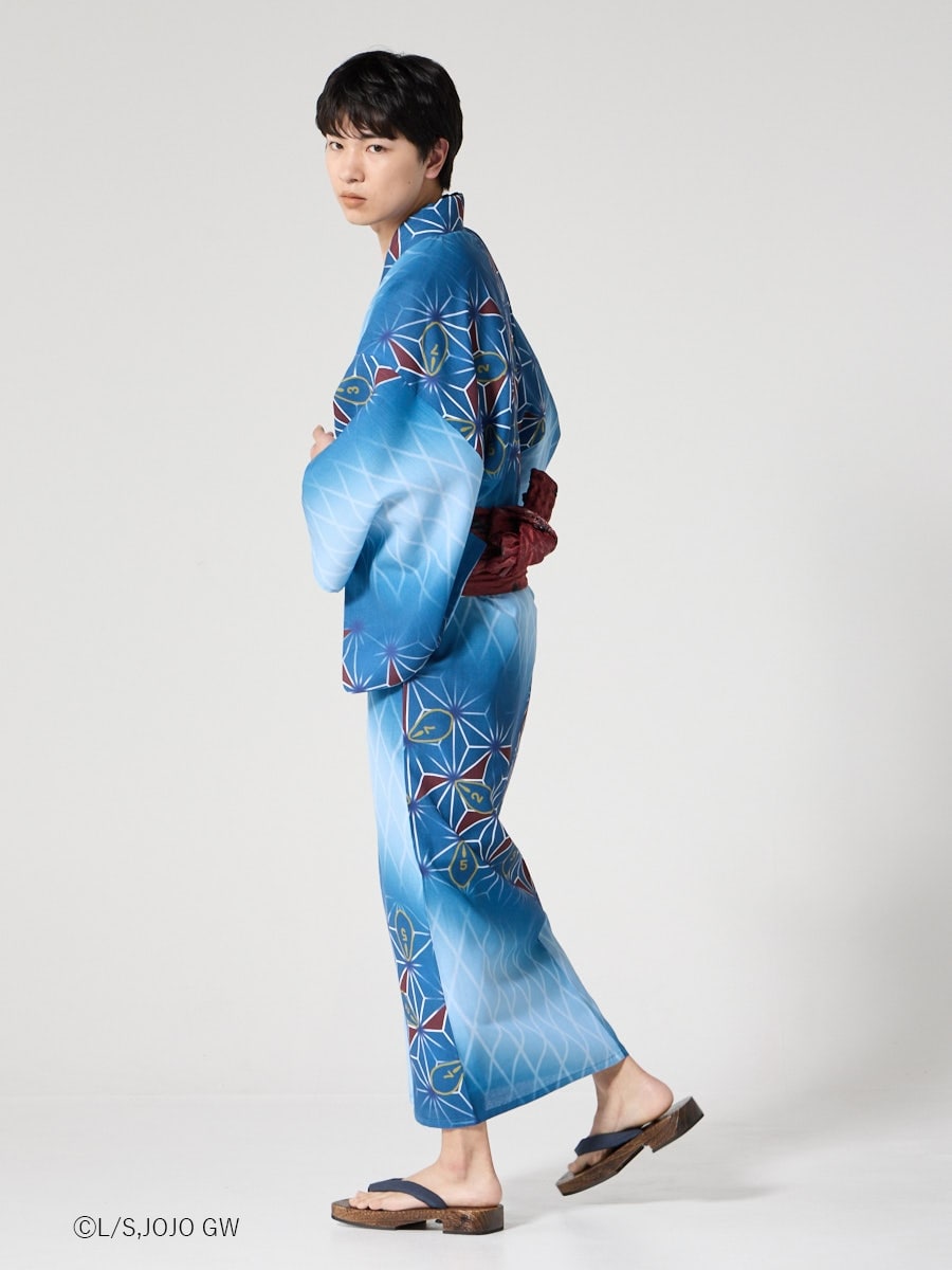 JoJo's Bizarre Adventure Golden Wind x Furifu Men's Yukata and Obi Set - Guido Mista [Release Jun 19 2026]