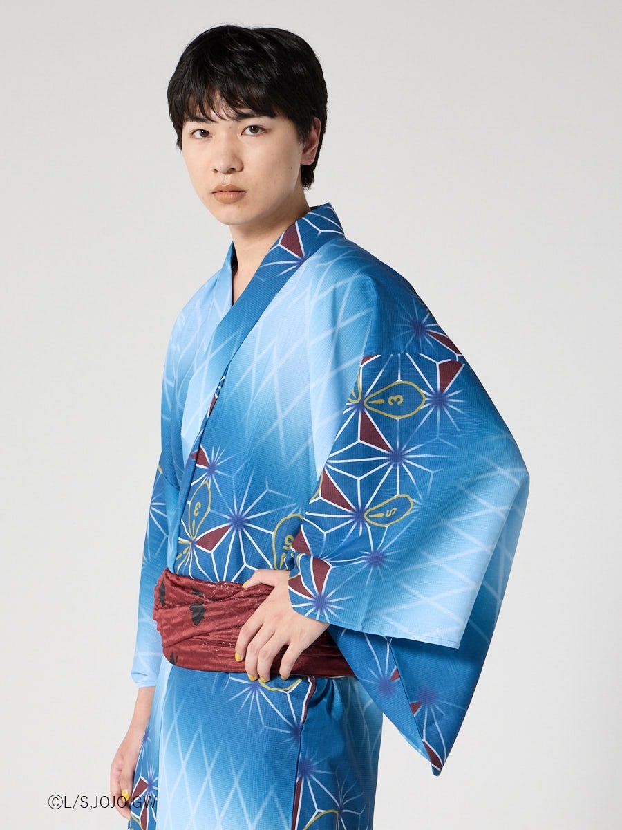 JoJo's Bizarre Adventure Golden Wind x Furifu Men's Yukata and Obi Set - Guido Mista [Release Jun 19 2026]