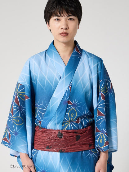 JoJo's Bizarre Adventure Golden Wind x Furifu Men's Yukata and Obi Set - Guido Mista [Release Jun 19 2026]