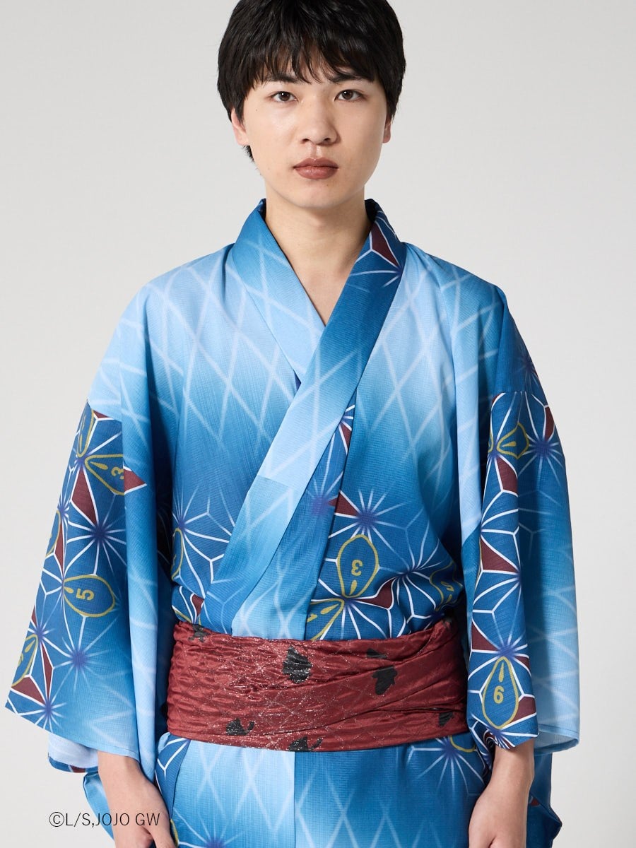 JoJo's Bizarre Adventure Golden Wind x Furifu Men's Yukata and Obi Set - Guido Mista [Release Jun 19 2026]