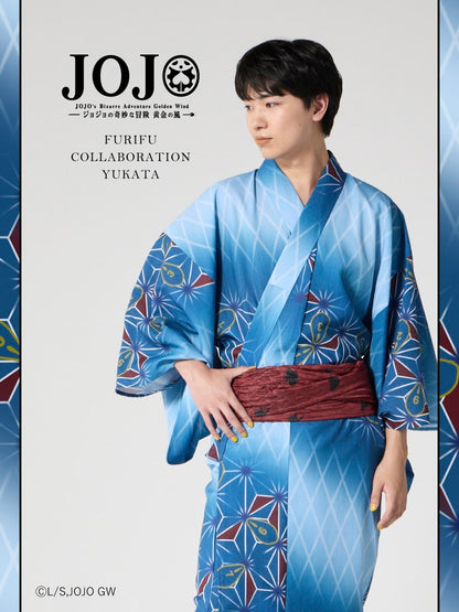 JoJo's Bizarre Adventure Golden Wind x Furifu Men's Yukata and Obi Set - Guido Mista [Release Jun 19 2026]