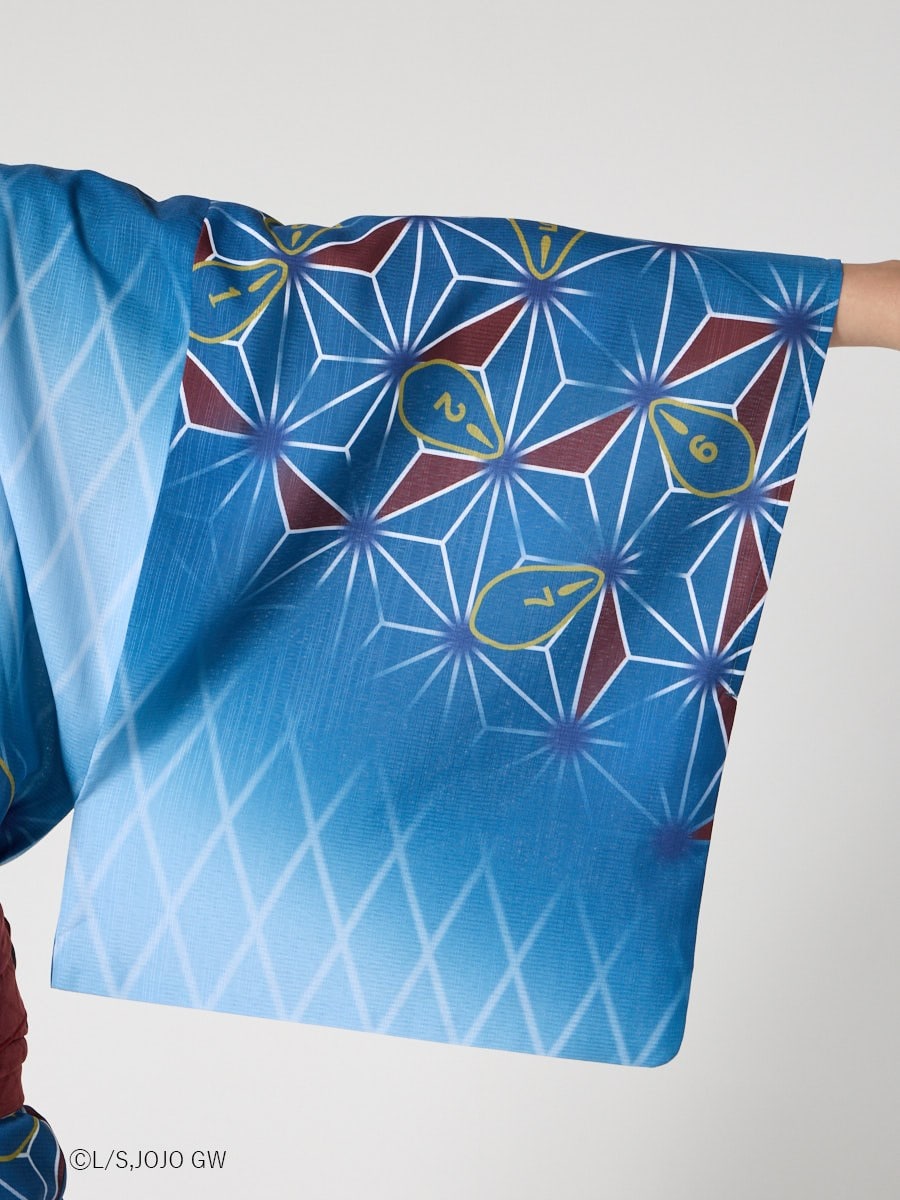JoJo's Bizarre Adventure Golden Wind x Furifu Men's Yukata and Obi Set - Guido Mista [Release Jun 19 2026]