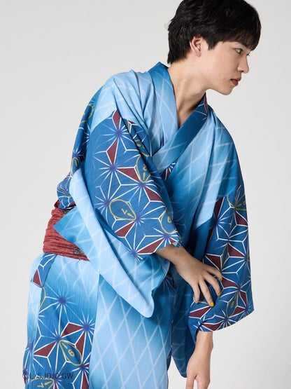JoJo's Bizarre Adventure Golden Wind x Furifu Men's Yukata and Obi Set - Guido Mista [Release Jun 19 2026]