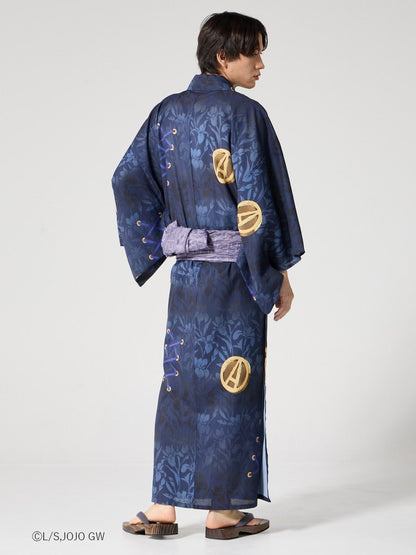 JoJo's Bizarre Adventure Golden Wind x Furifu Men's Yukata and Obi Set - Leone Abbacchio [Release Jun 19 2026]