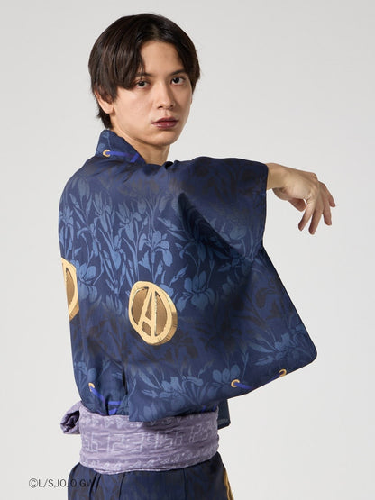 JoJo's Bizarre Adventure Golden Wind x Furifu Men's Yukata and Obi Set - Leone Abbacchio [Release Jun 19 2026]