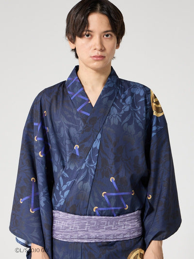 JoJo's Bizarre Adventure Golden Wind x Furifu Men's Yukata and Obi Set - Leone Abbacchio [Release Jun 19 2026]