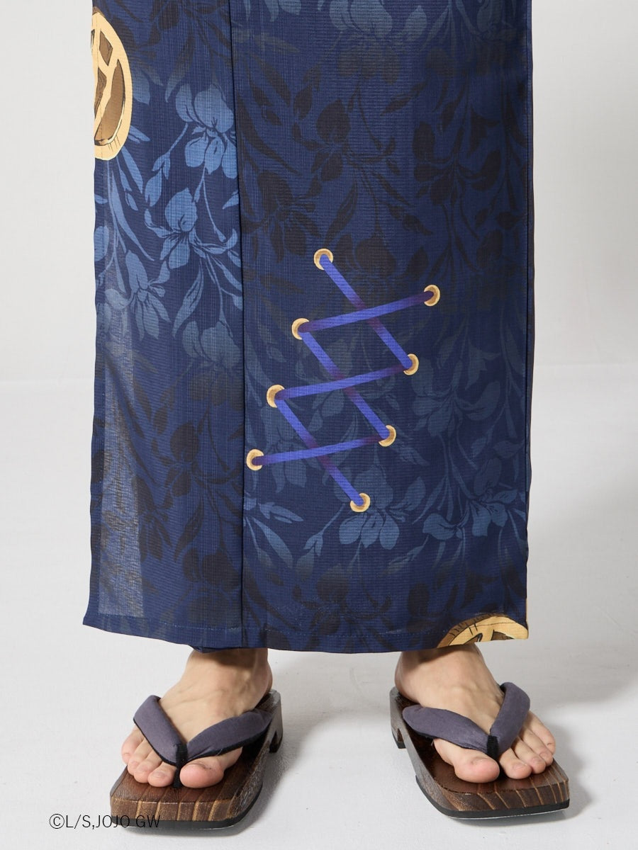 JoJo's Bizarre Adventure Golden Wind x Furifu Men's Yukata and Obi Set - Leone Abbacchio [Release Jun 19 2026]