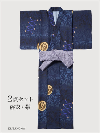 JoJo's Bizarre Adventure Golden Wind x Furifu Men's Yukata and Obi Set - Leone Abbacchio [Release Jun 19 2026]