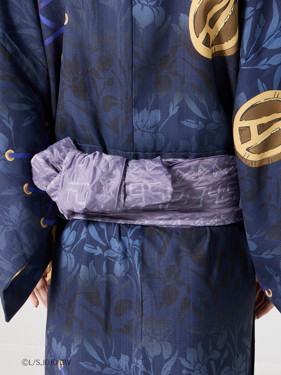 JoJo's Bizarre Adventure Golden Wind x Furifu Men's Yukata and Obi Set - Leone Abbacchio [Release Jun 19 2026]