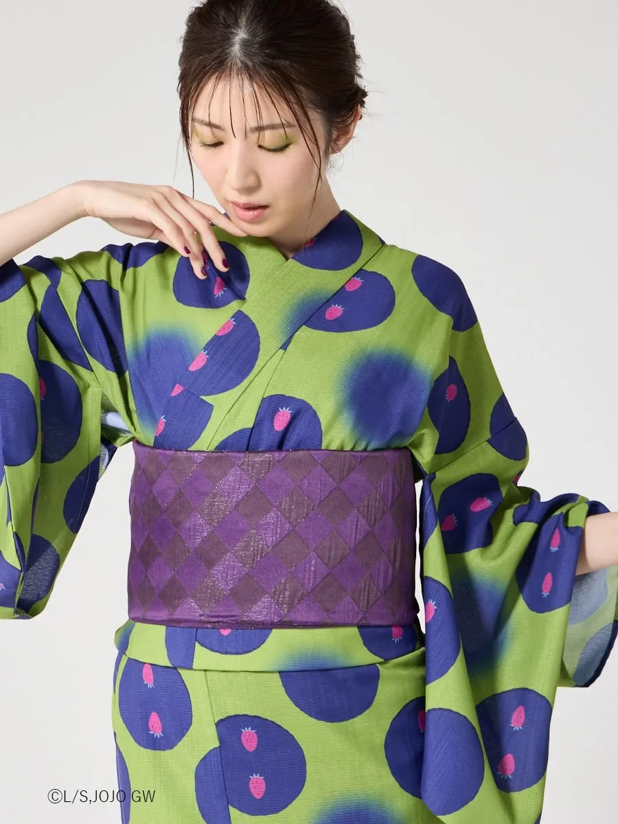 JoJo's Bizarre Adventure Golden Wind x Ladies Furifu Yukata and Obi Set - Pannacotta Fugo [Release Jun 19 2026]