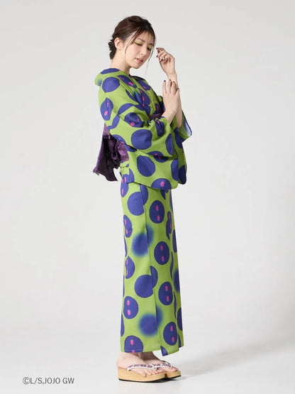 JoJo's Bizarre Adventure Golden Wind x Ladies Furifu Yukata and Obi Set - Pannacotta Fugo [Release Jun 19 2026]