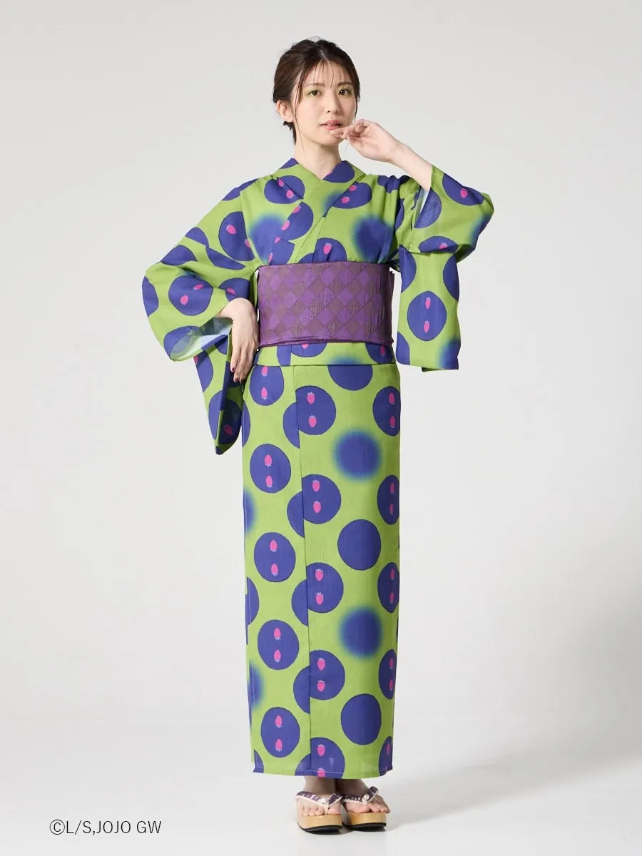 JoJo's Bizarre Adventure Golden Wind x Ladies Furifu Yukata and Obi Set - Pannacotta Fugo [Release Jun 19 2026]