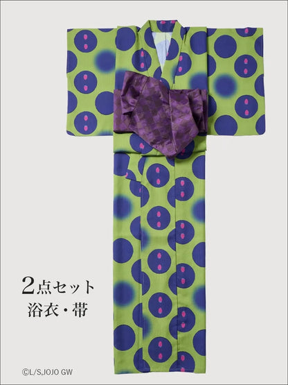 JoJo's Bizarre Adventure Golden Wind x Ladies Furifu Yukata and Obi Set - Pannacotta Fugo [Release Jun 19 2026]