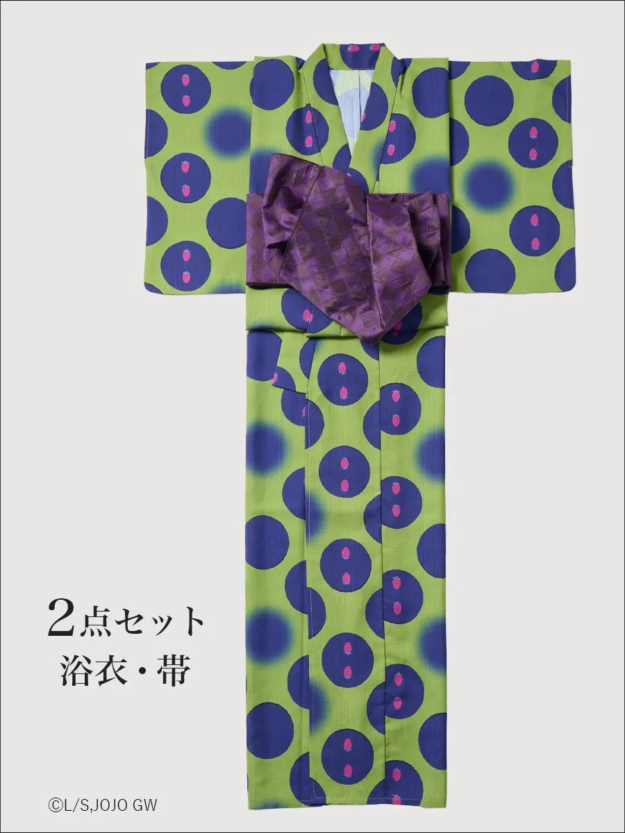 JoJo's Bizarre Adventure Golden Wind x Ladies Furifu Yukata and Obi Set - Pannacotta Fugo [Release Jun 19 2026]