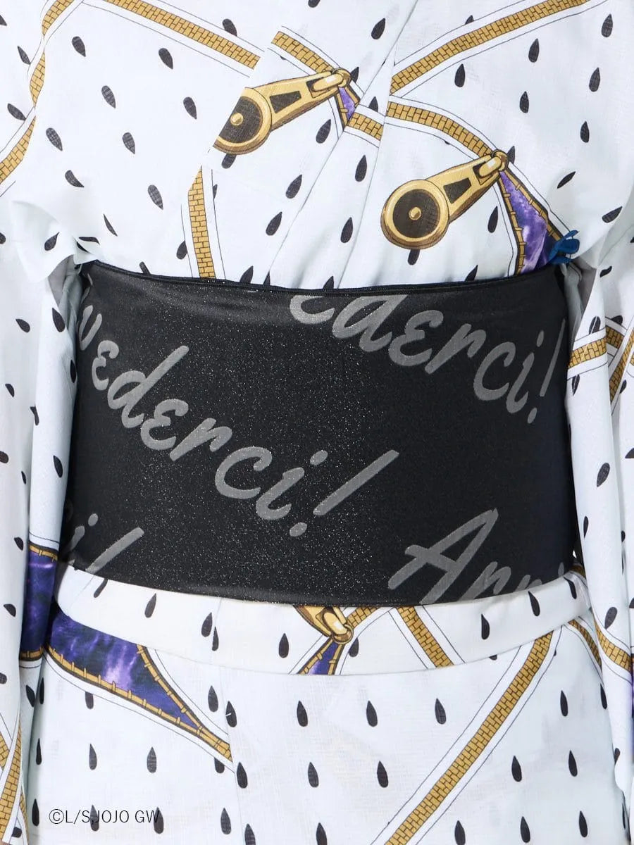 JoJo's Bizarre Adventure Golden Wind x Ladies Furifu Yukata and Obi Set - Bruno Bucciarati [Release Jun 19 2026]
