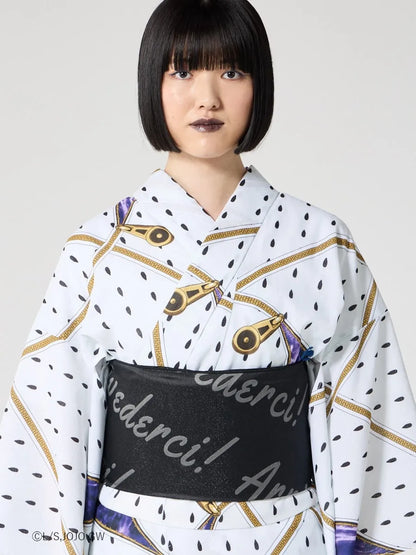 JoJo's Bizarre Adventure Golden Wind x Ladies Furifu Yukata and Obi Set - Bruno Bucciarati [Release Jun 19 2026]