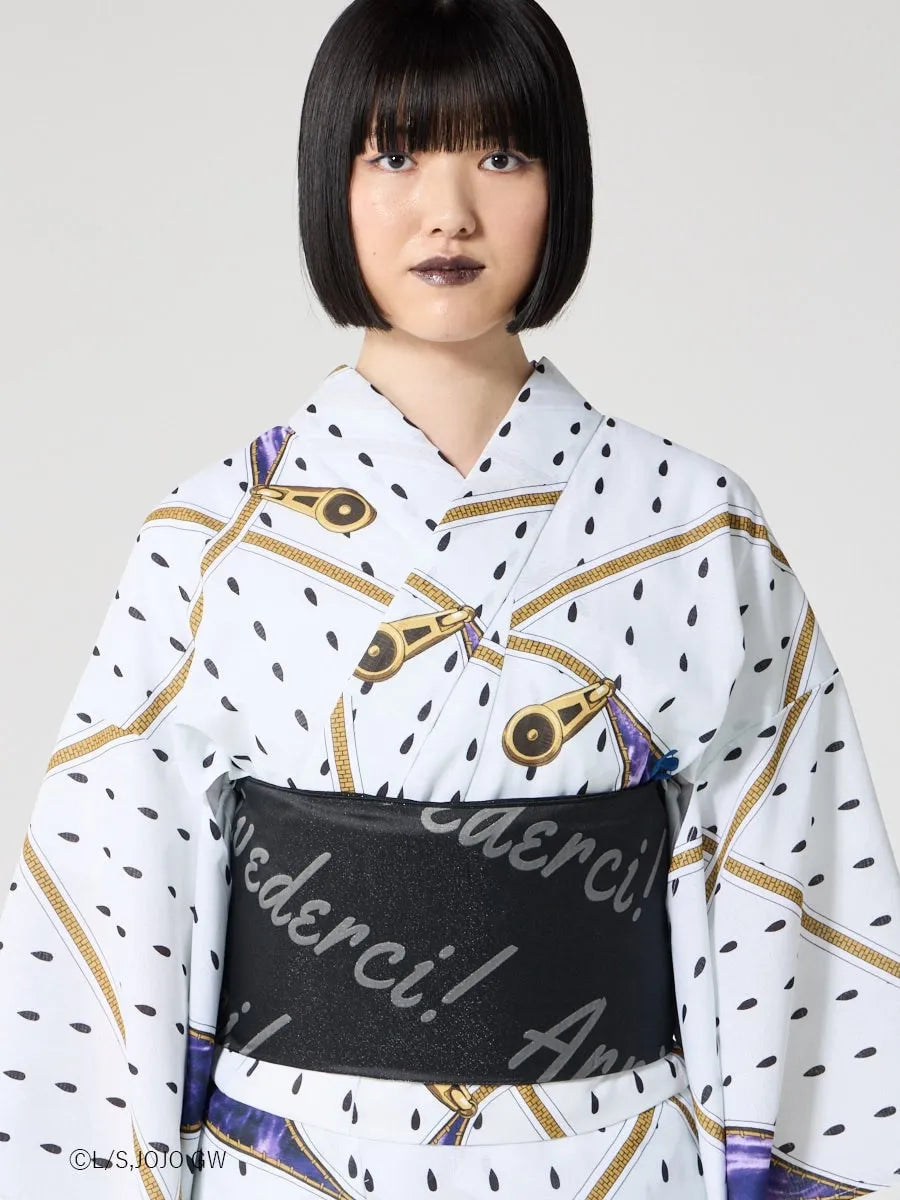 JoJo's Bizarre Adventure Golden Wind x Ladies Furifu Yukata and Obi Set - Bruno Bucciarati [Release Jun 19 2026]