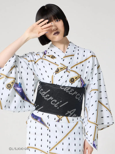 JoJo's Bizarre Adventure Golden Wind x Ladies Furifu Yukata and Obi Set - Bruno Bucciarati [Release Jun 19 2026]
