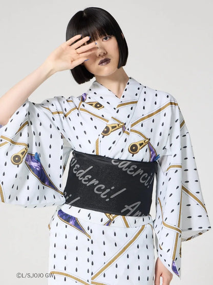 JoJo's Bizarre Adventure Golden Wind x Ladies Furifu Yukata and Obi Set - Bruno Bucciarati [Release Jun 19 2026]