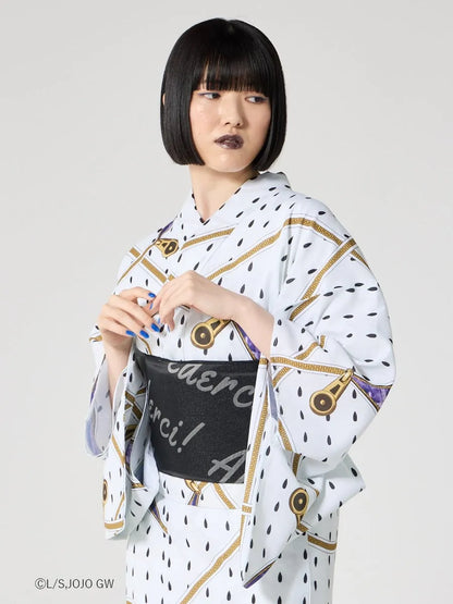 JoJo's Bizarre Adventure Golden Wind x Ladies Furifu Yukata and Obi Set - Bruno Bucciarati [Release Jun 19 2026]