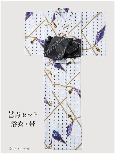 JoJo's Bizarre Adventure Golden Wind x Ladies Furifu Yukata and Obi Set - Bruno Bucciarati [Release Jun 19 2026]