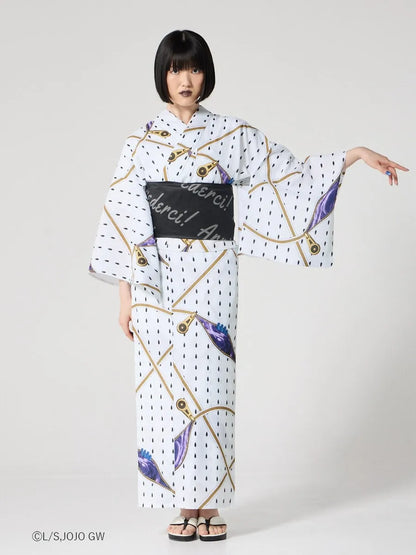 JoJo's Bizarre Adventure Golden Wind x Ladies Furifu Yukata and Obi Set - Bruno Bucciarati [Release Jun 19 2026]