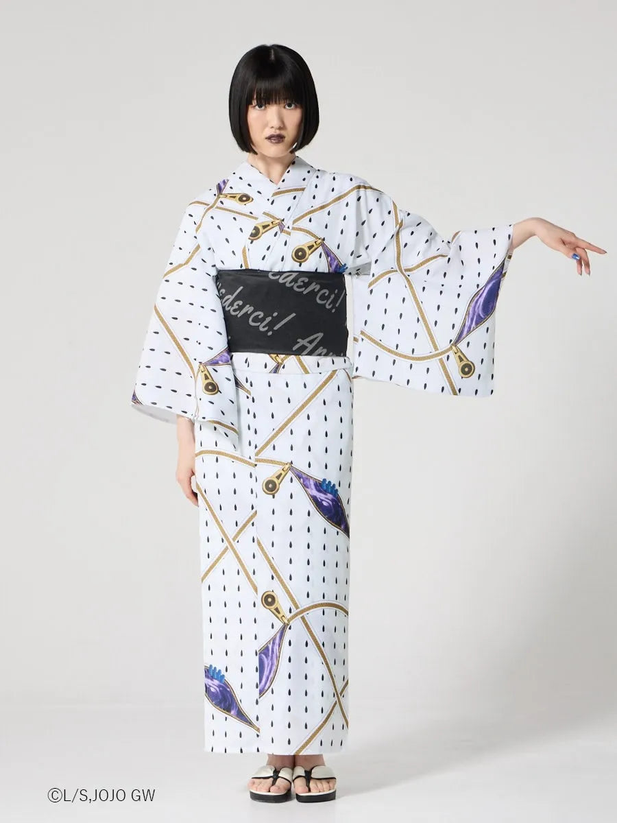 JoJo's Bizarre Adventure Golden Wind x Ladies Furifu Yukata and Obi Set - Bruno Bucciarati [Release Jun 19 2026]