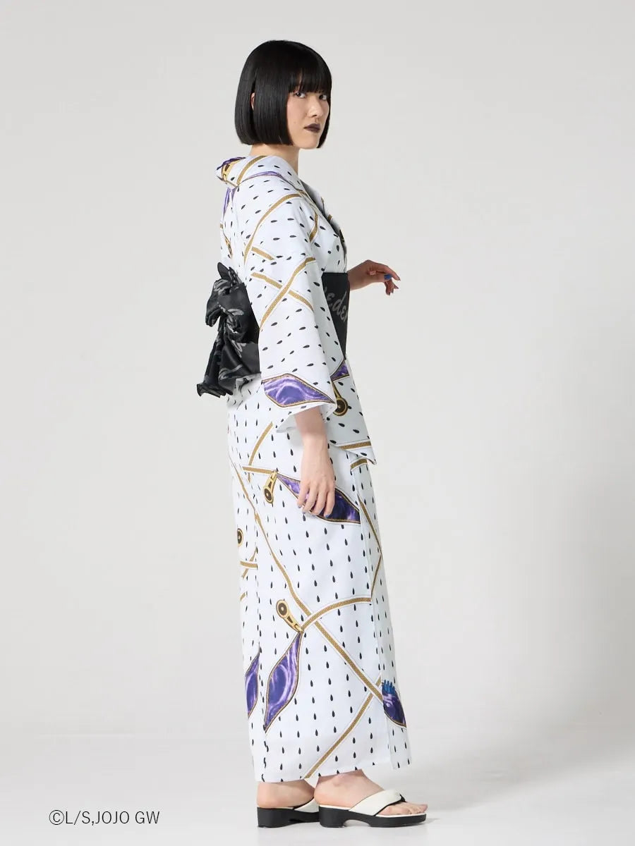 JoJo's Bizarre Adventure Golden Wind x Ladies Furifu Yukata and Obi Set - Bruno Bucciarati [Release Jun 19 2026]
