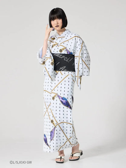 JoJo's Bizarre Adventure Golden Wind x Ladies Furifu Yukata and Obi Set - Bruno Bucciarati [Release Jun 19 2026]